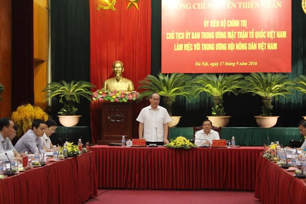 Nguyen Thien Nhan travaille avec l’Association des agriculteurs - ảnh 1